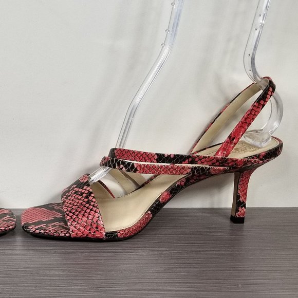 Vince Camuto Savesha Slingback Sandal, Watermelon Leather Womens Size 8.5 M / 39 - Picture 8 of 14